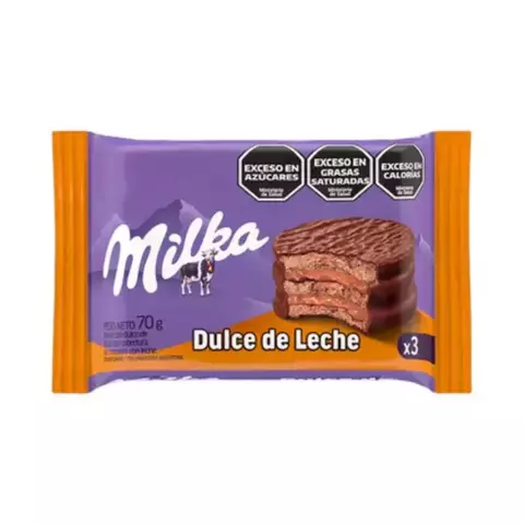 Alfajor Milka Dulce de Leche