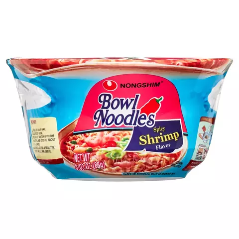 Nongshim Bowl Noodle Spicy Shrimp - comprar online