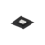 Spot de embutir techo interior 1 luz cuadrado negro San Justo Tetris G6360