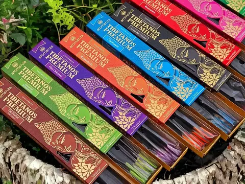 Sahumerios Tibetanos Premium Aromanza x 8 unid.