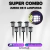 ¡SUPERCOMBO! Juego De Lamparas ILUMOSK© 6 EN 1