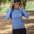 Camisa Feminina Proteção UV50+ Manga Longa Azul Sky - Tempestal