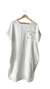 Vestido de lino Ch blanco