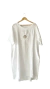 Vestido de lino flower blanco