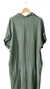 Vestido palms lino verde camisero en internet
