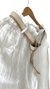 Pantalon Trevel lino blanco con cinto - comprar online