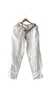 Pantalon Trevel lino blanco con cinto