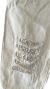 Babucha de lino manteca rasgada - comprar online