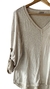Remera laminada beige - comprar online