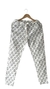 Babucha rombos blanca y gris