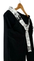 Babucha cinto estampa negra - comprar online