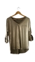 Remera laminada chocolate