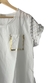Remera manga broderie blanca - comprar online