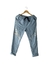 Babucha denim foil animal print