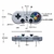 2/1pcs sem fio gamepad game console controlador joystick - comprar online