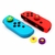 Silicone analógico pesquisa vara aberturas, tampas para Nintendo Switch, Joy-Co