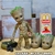 Imagem do Vida tamanho 1:1 homem da árvore 21cm groot figura de ação galaxy guardians