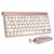 Conjunto ultra fino de teclado e mouse sem fio, receptor USB, 2,4 GHz, compatív - Wolf Games