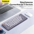 Baseus Teclado Sem Fio Bluetooth 5.0 2.4G USB Silencioso EUA Layout Teclados EN - comprar online