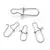 Rompin 100 unidades 000-5 # Pesca agradável gancho snap pino 304 aço inoxidável barril de pesca giratória isca conector acessórios pesca - comprar online