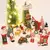 Natal em miniatura caixa de correio ornamentos de resina com filhote de cachorro para natal aldeia decoração de rua acessórios de jardim de fadas - Wolf Games