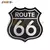 Decalque 3d para motocicleta américa eua rota 66, capa adesiva para harley touring electra road glide king bmw gs s1000 adesivos indianos - Wolf Games