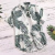 Camisa estampada de folhas havaianas masculina, feriado, manga curta, vermelho, gola virada para baixo, férias, tops de praia, roupa