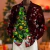 Camiseta masculina de manga comprida de árvore de Natal, estampada em todo o lado, gráfico floco de neve, camisas casuais, blusa de Natal, plus size - loja online