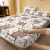 Urso de pelúcia bonito impresso fosco cabido folha para quarto, tampa de cama, cama, 1 desenho animado, excluindo fronhas, bonito na internet