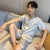 Pijama de seda gelo masculino, shorts de manga curta, roupa de manga fina, cor sólida, terno doméstico tamanho grande, várias cores disponíveis, verão na internet