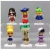 6 pçs/set anime q versão dr.stone figuras modelo 10cm ishigami senkuu âmbar postura de pé boneca ornamentos brinquedos presentes para crianças na internet