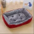 Cama quadrada para cães, acessórios para animais de estimação, sofá-cama calmante de pelúcia, almofada macia para cães pequenos e médios - Wolf Games