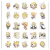 94 pçs/set anime hatsune miku kagamine rin len kawaii figura adesivo à prova dwaterproof água modelo brinquedos diy mão conta adesivos presentes na internet