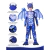 Macacão The Frost Blue Dragon Knight para crianças, fantasia de festa temática de carnaval de Halloween com máscara de cauda de asa - Wolf Games