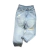 Calça harém feminina de cintura alta na moda, jeans estilo coreano, emagrecedora, solta, rasgada, 9 pontos, nova chegada, outono na internet