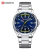 CURREN-Relógio de quartzo masculino com mostrador grande, impermeável, pulseira de aço inoxidável, elegante, casual, negócios, 8455 - Wolf Games