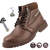 Sapatos de segurança indestrutível masculina, Botas de construção, Anti-Piercing e Smash, Proteção do trabalho, Trabalho, Impermeável na internet