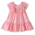 Vestido de manga pequena para criança, saia de bebê, fantasia de menina, algodão puro, borla, grande arco, festa de aniversário, 0-4 anos - comprar online