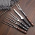 Garfo de churrasco portátil em aço inoxidável, Beef Grill Tools, Acessórios para churrasco, Acampamento ao ar livre Cozinhar - Wolf Games