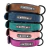 Coleira de couro personalizada para cães, coleira e coleira para animais de estimação, conjunto de coleira de couro durável para cães pequenos, médios e grandes - comprar online