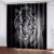 3D Printed Rose Shading Window Curtain para crianças, leão, tigre, lobo, animal, sala de estar, quarto, cozinha, porta, salão, decoração de casa - comprar online