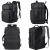 Mochila Laptop expansível para homens, saco impermeável para notebook, mochila USB, viagens esportivas, mochila de escola masculina, mochila para homens, 17";;VERDADEIRO;;"Preto - loja online