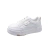 Tênis antiderrapantes de couro de sola macia feminino, sapatos confortáveis e respiráveis, de salto redondo, novos, primavera e outono, 2024
