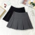 Mini vestido de cintura alta feminino, Cinza, Emagrecimento, Versátil, Anti-Exposição, Saia Linha A, Design, Sentido, Primavera, Outono, Novo, 2022 - comprar online