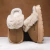 Chinelos de algodão antiderrapante confortáveis para homens e mulheres, sapatos de pelúcia quente para casa, interior, exterior, quarto, inverno na internet