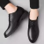Oxfords-Sapatos de couro genuíno para homens, preto clássico brogue, vestido de casamento, festa, escritório, negócios, sapatos formais, moda - loja online