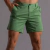 Calções de verão monocromáticos masculinos, calça de botão, bolso, solto, casual, esportivo, corrida, perna reta, calça de rua de praia - Wolf Games