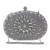 Embreagem de cristal diamante para mulheres, bolsa de noite, bolsa luxuosa para casamento, carteira feminina, brilhante, festa na internet
