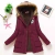 Casaco fino acolchoado de algodão para mulheres, parkas com capuz casual, sobretudo quente acolchoado, outono e inverno, 2023, 2023, emboridery, novo - loja online