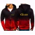 Gamakatsu Pesca Impresso Gradiente Camisola para Homens, Harajuku Zipper Hoodie, Vestuário de Moda Bonito, Top Sportswear
